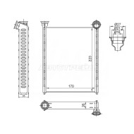 Радиатор отопителя салона PEUGEOT 308 07-09/RCZ 10-15/CITROEN C3 PICASSO 09- SAT