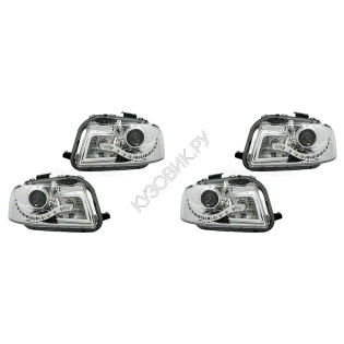 Фары Ауди А3 Audi A3 8P (2008-2011) комплект 2 штуки левая и правая EAGLE EYES высокое качество