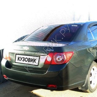 Бампер задний в цвет кузова Chevrolet Epica (2006-2013) 91U - Oak Green - Зеленый