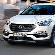 Бампер передний в цвет кузова Hyundai Santa Fe 3 (2016-2018) рестайлинг