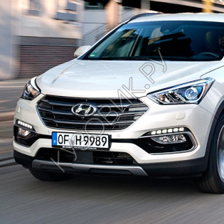 Бампер передний в цвет кузова Hyundai Santa Fe 3 (2016-2018) рестайлинг