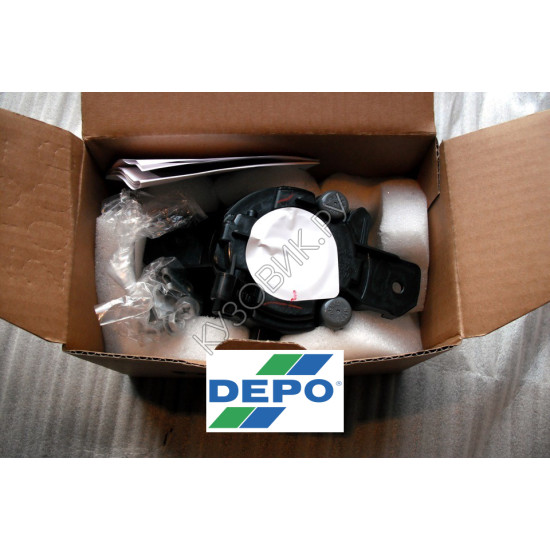 Противотуманная фара правая Nissan Almera N16 (2002-) DEPO