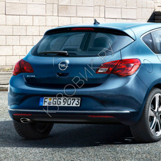 Задний бампер в цвет кузова Opel Astra J (2012-) хэтчбэк рестайлинг