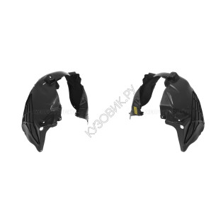 Подкрылки передние Опель Корса Opel Corsa D (2006-2011) комплект 2 штуки левый и правый DE-GA высокое качество