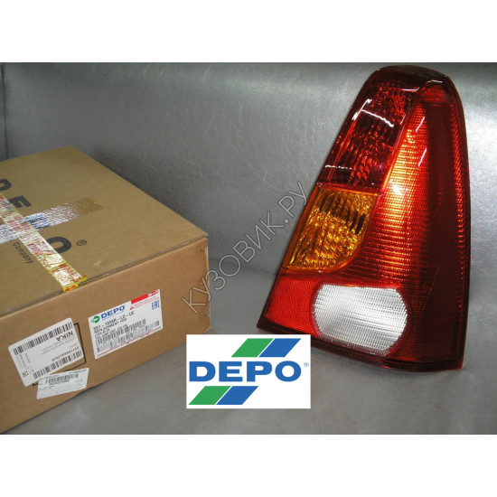 Фонарь правый задний в крыло Renault Logan 1 (2004-) DEPO