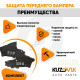 Защита переднего бампера Renault Logan, Lada Largus (2 штуки) комплект KUZOVIK Защита переднего бампера Renault Logan, Lada Largus (2 штуки) комплект KUZOVIK