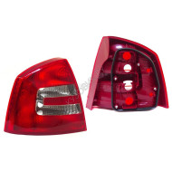 Фонарь задний SKODA OCTAVIA 04-08 лев 4D SAT