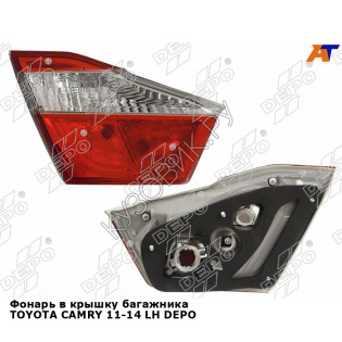 Фонарь в крышку багажника TOYOTA CAMRY 11-14 лев DEPO