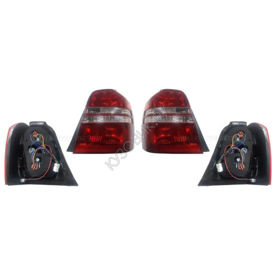 Фонари задние Тойота Хайлендер Toyota HighLander XU20 (2001-2007) комплект 2 штуки левый и правый SAT высокое качество