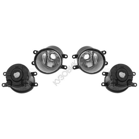 Фары противотуманные Тойота Приус Toyota Prius XW30 (2009-2014) комплект 2 штуки левая и правая DEPO высокое качество