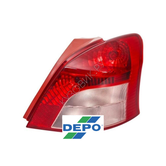 Фонарь правый задний в крыло Toyota Yaris (2005-2010) DEPO