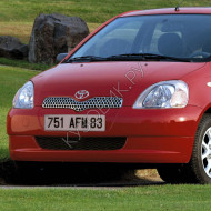 Передний бампер верхний в цвет кузова Toyota Yaris XP10 (1999-2005)