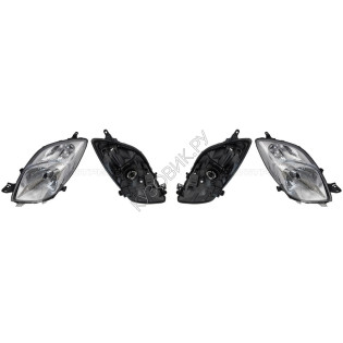 Фары Тойота Ярис Toyota Yaris XP90 (2005-2010) комплект 2 штуки левая и правая SAT высокое качество